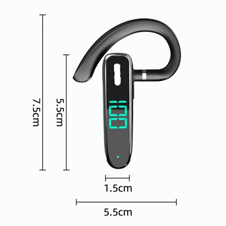 K50 Bluetooth-compatible 5.3 Business Ear-hook Earphone with Mic - Bluetooth Earphone by buy2fix | Online Shopping UK | buy2fix