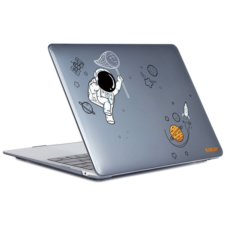 For MacBook Pro 13.3 A1708 ENKAY Hat-Prince 3 in 1 Spaceman Pattern Laotop Protective Crystal Case with TPU Keyboard Film / Anti-dust Plugs, Version:EU(Spaceman No.2) - MacBook Pro Cases by ENKAY | Online Shopping UK | buy2fix