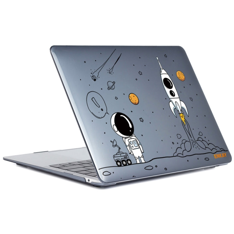 For MacBook Pro 16.1 A2141 ENKAY Hat-Prince 3 in 1 Spaceman Pattern Laotop Protective Crystal Case with TPU Keyboard Film / Anti-dust Plugs, Version:US(Spaceman No.1) - MacBook Pro Cases by ENKAY | Online Shopping UK | buy2fix