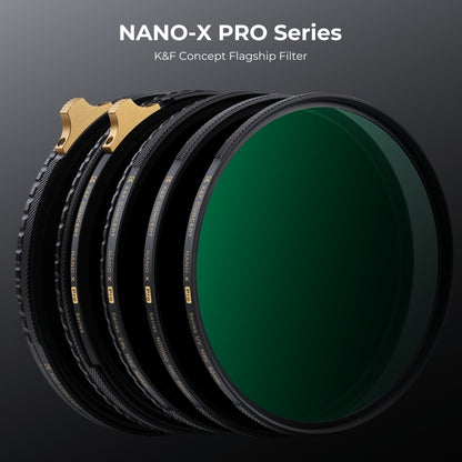 K&F CONCEPT KF01.1990 82mm Nano-X PRO Series CPL Filter HD Ultra-Thin Copper Frame 36-Layer Coating Anti-Reflection Green Film - Camera Accessories by K&F | Online Shopping UK | buy2fix