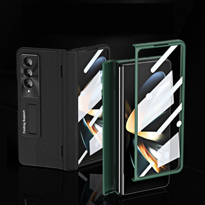 For Samsung Galaxy Z Fold4 5G 360 Full Body Integrated Hinge Folding Phone Case(Green) - Galaxy Z Fold4 5G Cases by buy2fix | Online Shopping UK | buy2fix