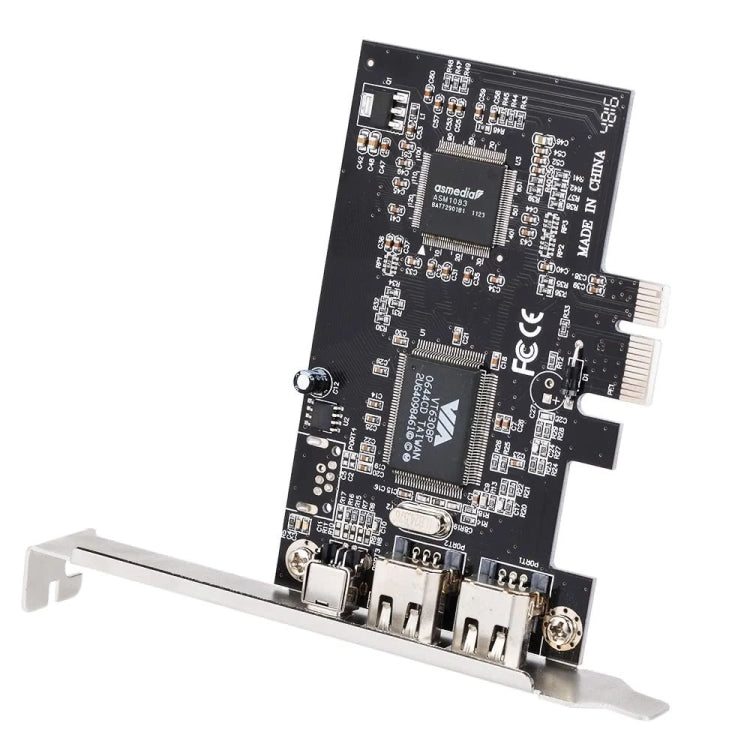 PCI-E 3 Ports 1394a 1394b Firewire Expansion Card 2 x 6 Pin + 1 x 4 Pin for Desktop PC -  by buy2fix | Online Shopping UK | buy2fix