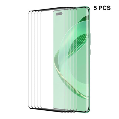 For Huawei Nova 11 Pro / 11 Ultra 5pcs ENKAY Hot Bending Full Coverage Side Glue Tempered Glass Film - Huawei Tempered Glass by ENKAY | Online Shopping UK | buy2fix