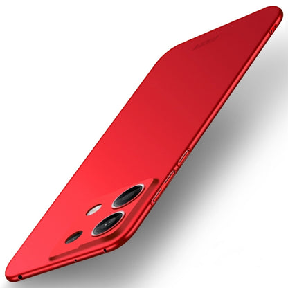 For Xiaomi Redmi Note 13 5G MOFI Micro-Frosted PC Ultra-thin Hard Phone Case(Red) - Xiaomi Cases by MOFI | Online Shopping UK | buy2fix