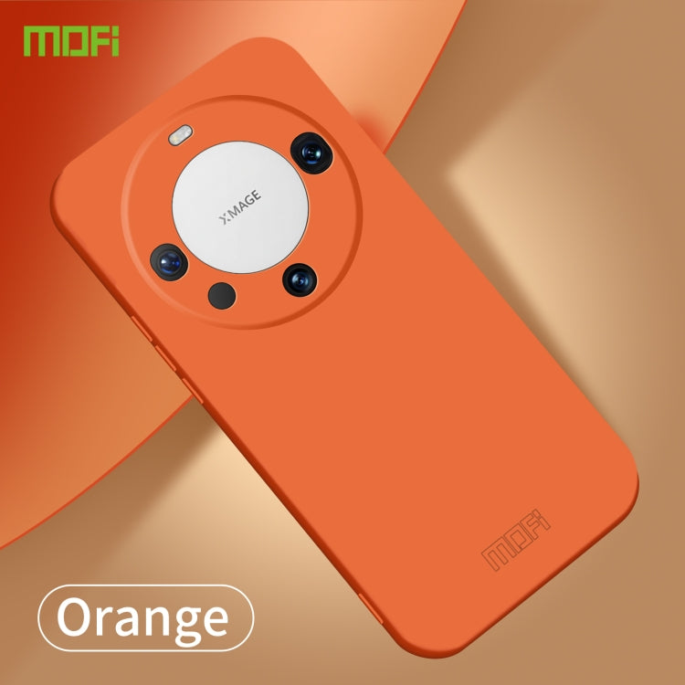 For Huawei Mate 60 MOFI Qin Series Skin Feel All-inclusive PC Phone Case(Orange) - Huawei Cases by MOFI | Online Shopping UK | buy2fix