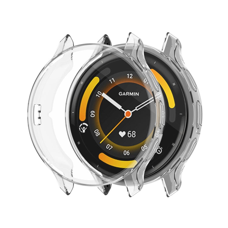 For Garmin Venu 3S ENKAY Hat-Prince Full Coverage Transparent TPU Watch Case with Screen Protection - Watch Cases by ENKAY | Online Shopping UK | buy2fix