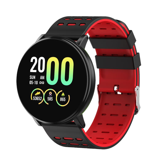 119plus 1.3inch IPS Color Screen Smart Watch IP68 Waterproof,Support Call Reminder /Heart Rate Monitoring/Blood Pressure Monitoring/Blood Oxygen Monitoring(Red) - Smart Wear by buy2fix | Online Shopping UK | buy2fix