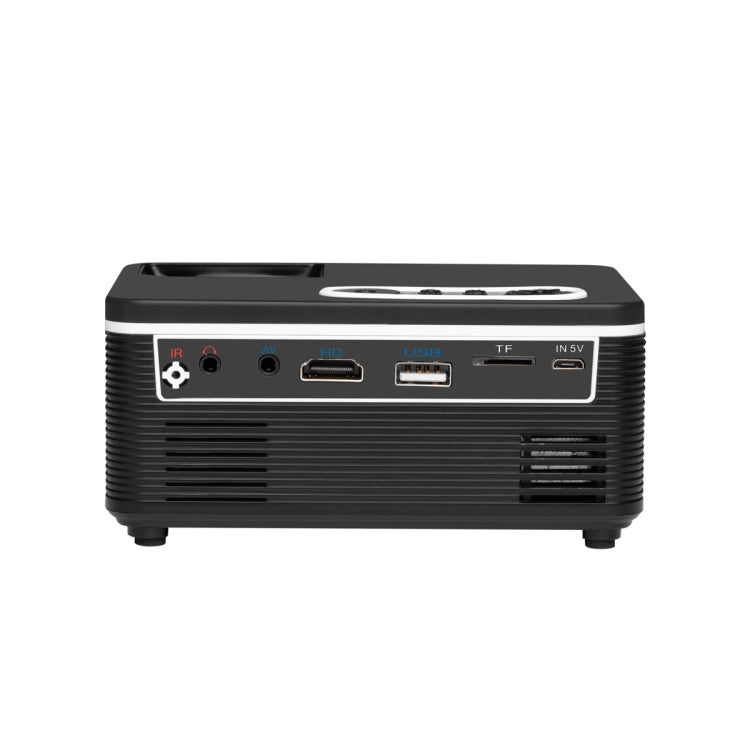 S361 80 lumens 320 x 240 Pixel Portable Mini Projector, Support 1080P, EU Plug(Black) - Consumer Electronics by buy2fix | Online Shopping UK | buy2fix