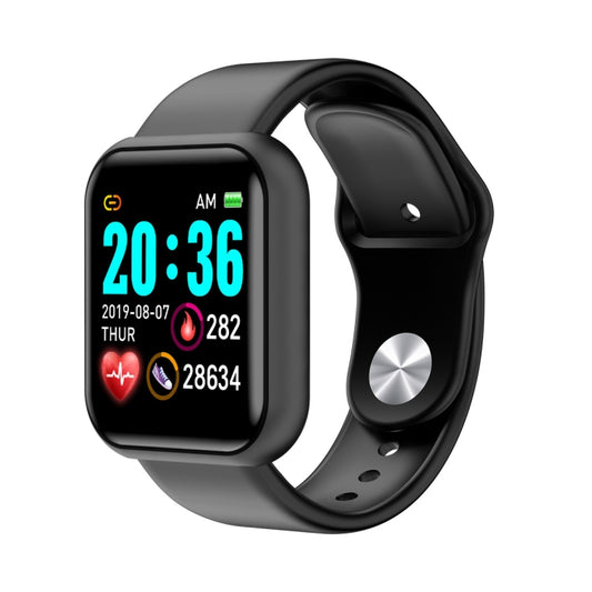 D20 1.3inch IPS Color Screen Smart Watch IP67 Waterproof,Support Call Reminder /Heart Rate Monitoring/Blood Pressure Monitoring/Sedentary Reminder(Black) - Smart Wear by buy2fix | Online Shopping UK | buy2fix