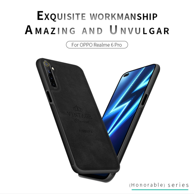 For OPPO Realme 6 Pro PINWUYO Zun Series PC + TPU + Skin Waterproof And Anti-fall All-inclusive Protective Shell(Blue) - Realme Cases by PINWUYO | Online Shopping UK | buy2fix