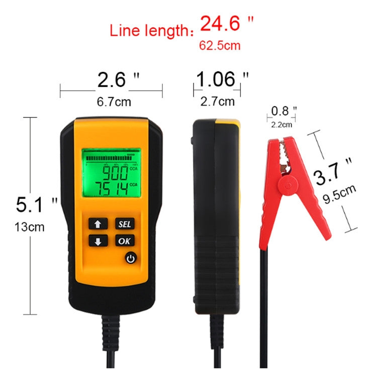 AE300 Car 12V Digital Battery Tester Analyzer - In Car by buy2fix | Online Shopping UK | buy2fix