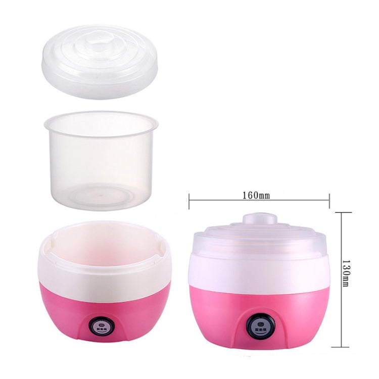 Electric Automatic Yogurt Maker Machine Yoghurt DIY Tool Kithchen Plastic Container 220V Capacity: 1L(Pink) - Home & Garden by others | Online Shopping UK | buy2fix