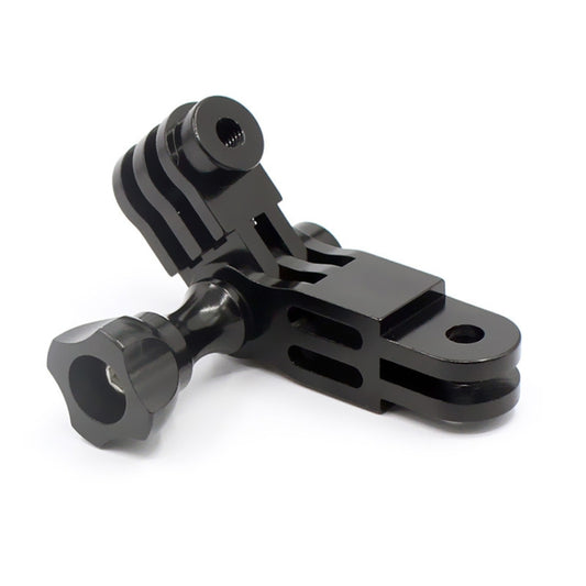 Action Camera Universal Aluminum Alloy Three-way Adjustment Arm 360 Degree Adapter(Black) - DJI & GoPro Accessories by buy2fix | Online Shopping UK | buy2fix