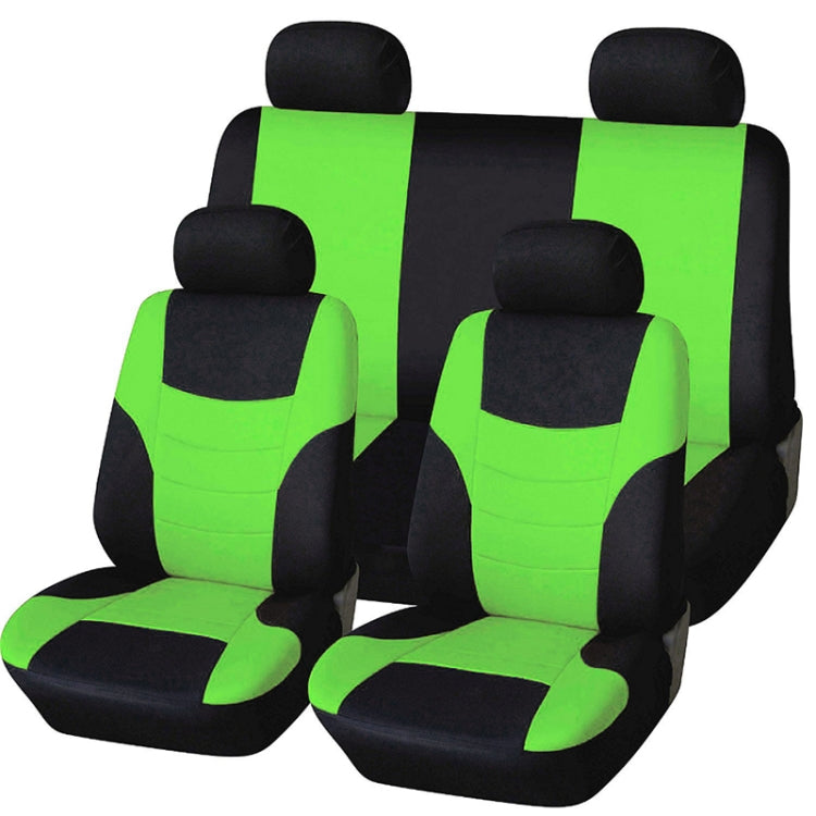 Universal Car Seat Cover Personality Stitching Automotive Chairs Protective Sleeve Cloth Automobile Seats Covers(Green) - Seat Accessories by buy2fix | Online Shopping UK | buy2fix