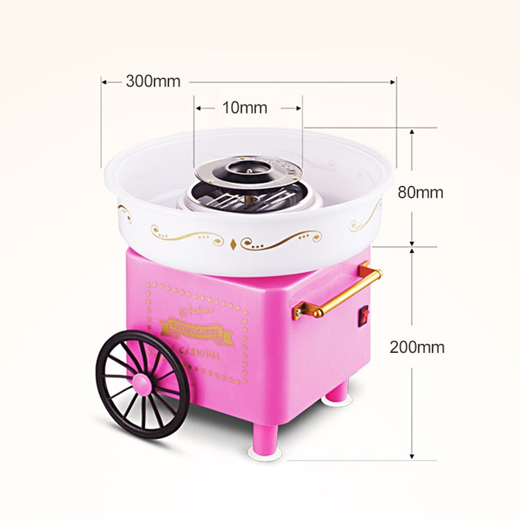 Retro Trolley Mini Cotton Candy Machine, Specification:British Regulations 220 V(Red) - Home & Garden by buy2fix | Online Shopping UK | buy2fix