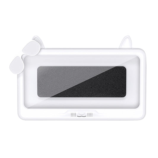Bathroom Waterproof Mobile Phone Holder Bathing Watch TV Removable Touch Screen Phone Case(White) - Hand-Sticking Bracket by buy2fix | Online Shopping UK | buy2fix