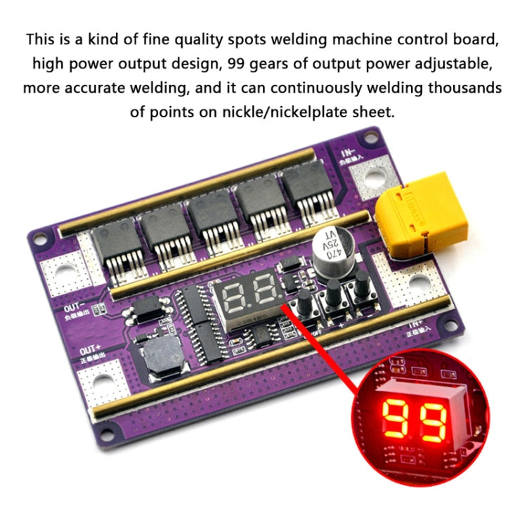 Model Airplane Battery Version 12V Digital Display DIY Battery Spot Welding Machine Pen Control, Style:10 Square Pen With Case - Home & Garden by buy2fix | Online Shopping UK | buy2fix