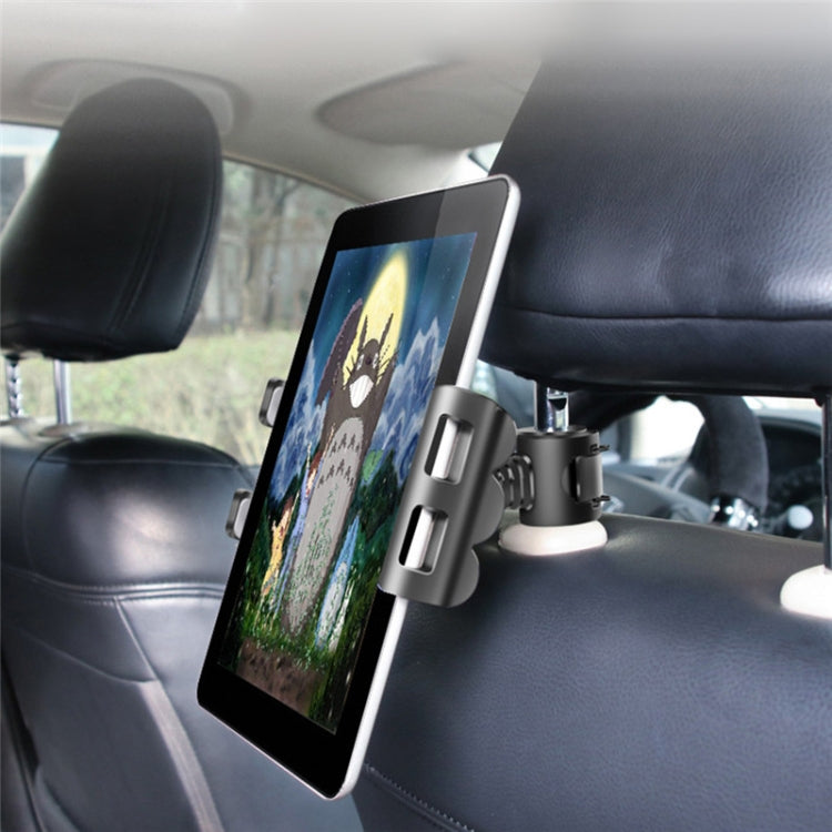 Universal Adjustable Car Tablet Stand Holder Car Seat Back Bracket For 4-11 Inch Tablet(Blue) - Car Holders by buy2fix | Online Shopping UK | buy2fix