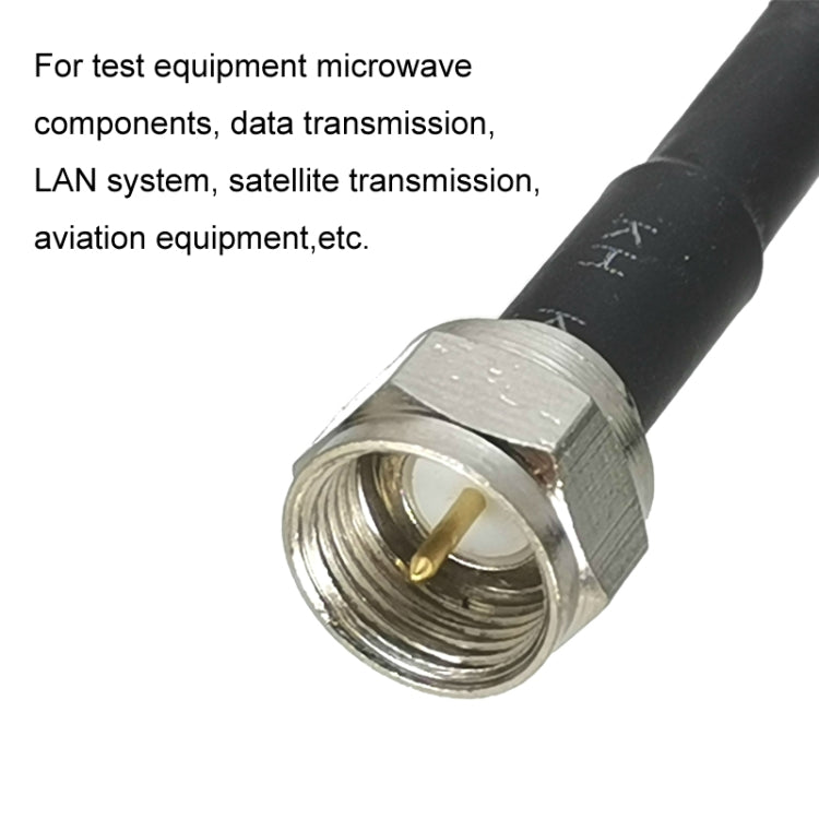 SMA Male To F TV Male RG58 Coaxial Adapter Cable, Cable Length:3m - Connectors by buy2fix | Online Shopping UK | buy2fix