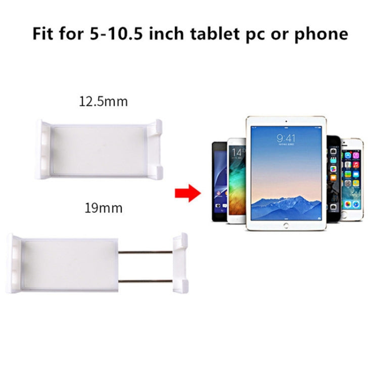 Multifunctional Mobile Phone Tablet Wall Hanging Desktop Aluminum Alloy Holder with Wall Base(Silver Gray) - Lazy Bracket by buy2fix | Online Shopping UK | buy2fix