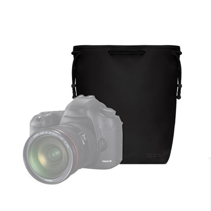 Baona Camera Bag Lens Drawstring Pouch, Size: Large(Black) - Camera Accessories by Baona | Online Shopping UK | buy2fix