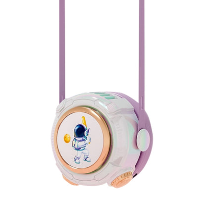 MD666-3 Cartoon Space Capsule Mini Portable Bladeless Hanging Neck Fan(Purple) - Consumer Electronics by buy2fix | Online Shopping UK | buy2fix