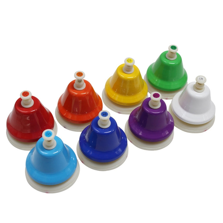 Orff Musical Instrument Eight-tone Bell Children Percussion Instrument - Musical Instrument Toys by buy2fix | Online Shopping UK | buy2fix