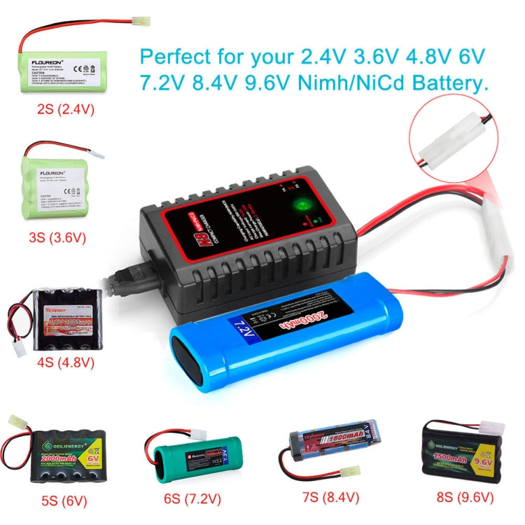 HTRC N8 Ni-MH Ni-Cr Battery Charger Smart Balance Charger, UK Plug - Toys & Hobbies by HTRC | Online Shopping UK | buy2fix