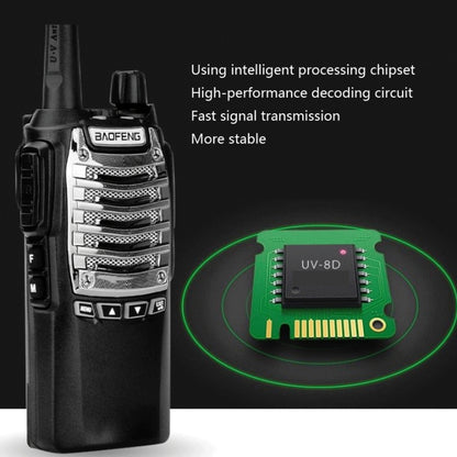 Baofeng UV-8D 8W High-power Dual-transmit Button Multifunctional Walkie-talkie, Plug Specifications:EU Plug - Handheld Walkie Talkie by Baofeng | Online Shopping UK | buy2fix