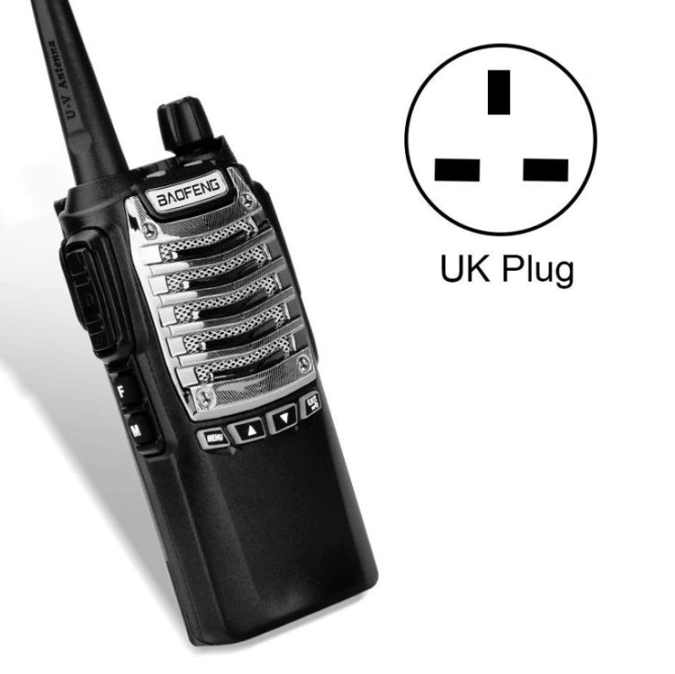 Baofeng UV-8D 8W High-power Dual-transmit Button Multifunctional Walkie-talkie, Plug Specifications:UK Plug - Handheld Walkie Talkie by Baofeng | Online Shopping UK | buy2fix