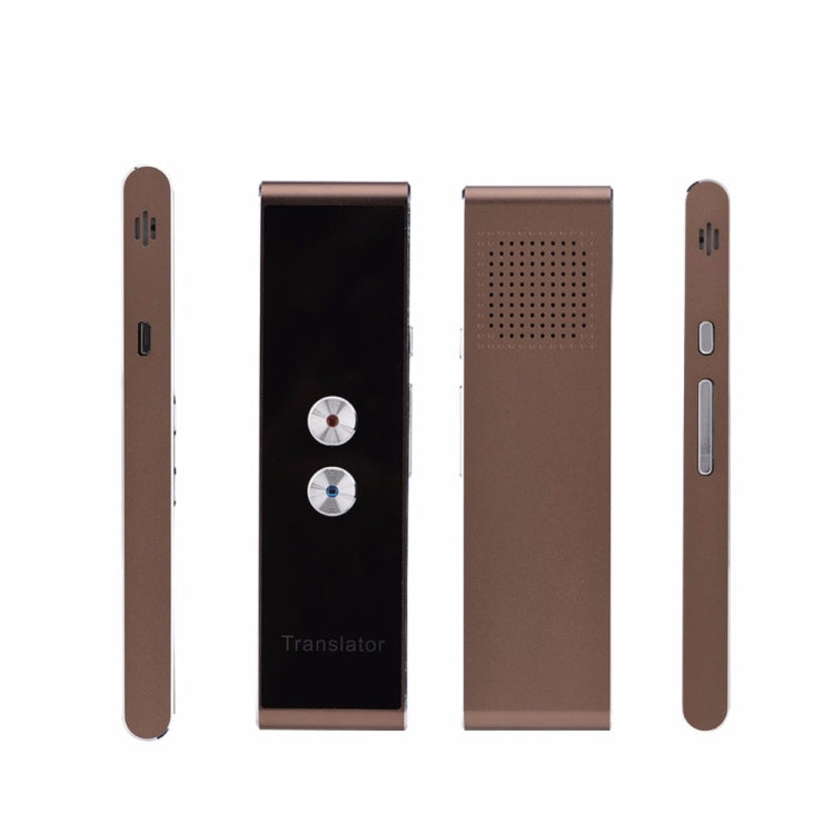 Portable Smart Voice Translator Upgrade Version for Learning Travel Business Meeting 3 in 1 voice Text Photo Language Translator(brown) - Consumer Electronics by buy2fix | Online Shopping UK | buy2fix