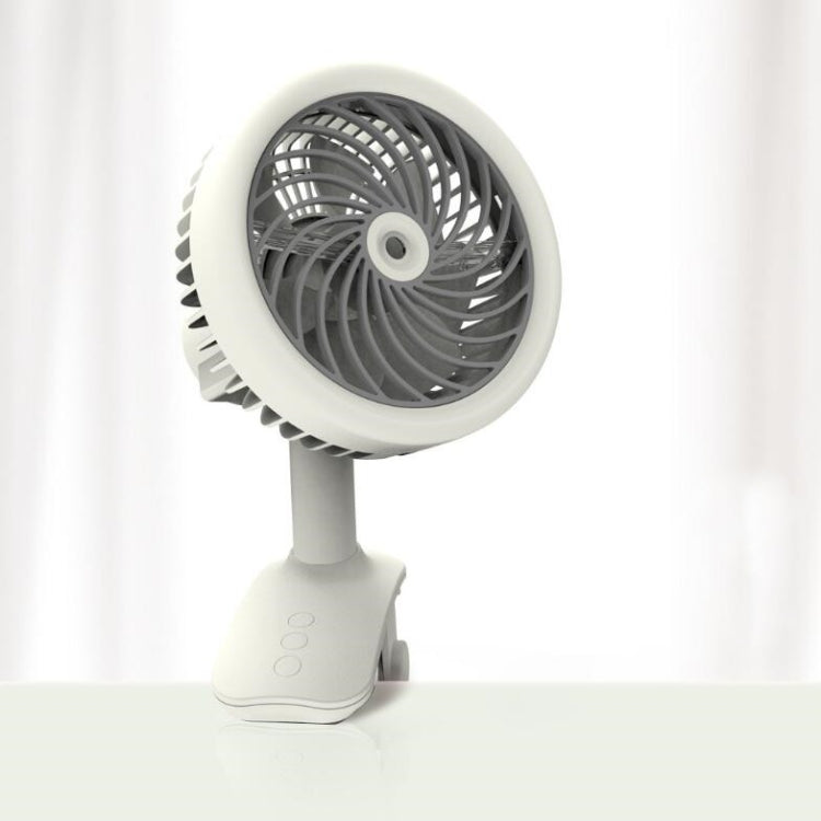 Desktop Office Small Fan USB Charging Clip Fan(White) - Consumer Electronics by buy2fix | Online Shopping UK | buy2fix