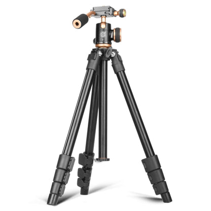 Q160s 4-Section Folding Legs Live Broadcast Aluminum Alloy Tripod Mount with Damping Tripod Ball-Head - Camera Accessories by buy2fix | Online Shopping UK | buy2fix