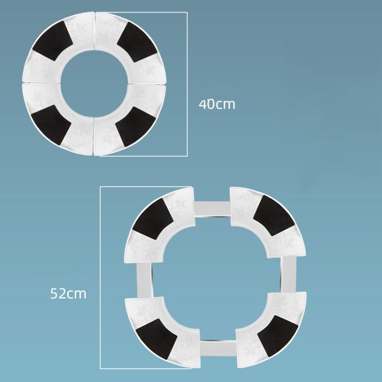 Round Air Conditioner Base Stainless Steel Stretchable Heightening Bracket, Specification:4-Legs Highten 20cm - Home & Garden by buy2fix | Online Shopping UK | buy2fix