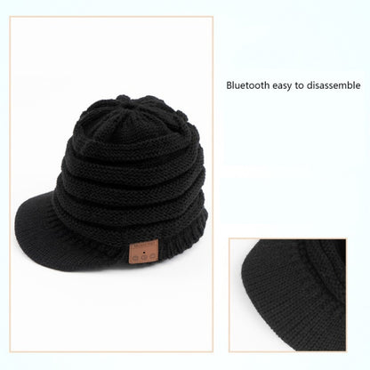 YZ Binaural Call Music Bluetooth Cap Winter Warm Wireless Headset Cap - Smart Wear by buy2fix | Online Shopping UK | buy2fix