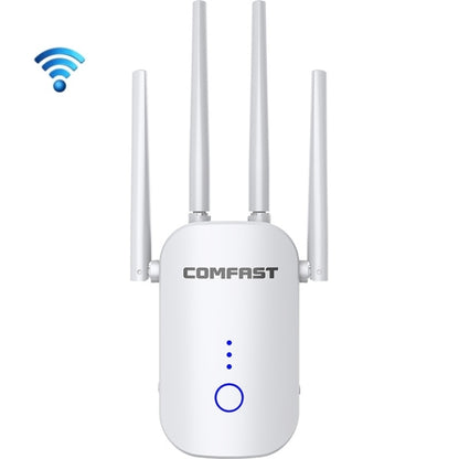 COMFAST CF-WR758AC Dual Frequency 1200Mbps Wireless Repeater 5.8G WIFI Signal Amplifier, CN Plug - Broadband Amplifiers by COMFAST | Online Shopping UK | buy2fix