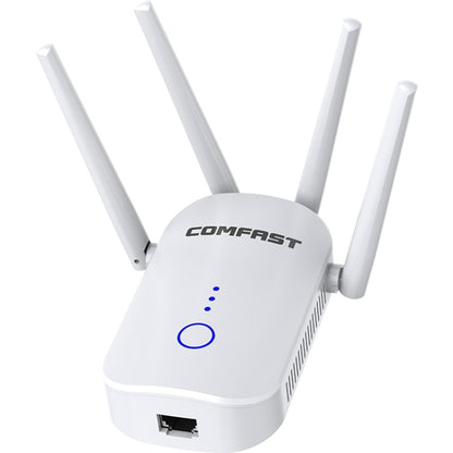 COMFAST CF-WR758AC Dual Frequency 1200Mbps Wireless Repeater 5.8G WIFI Signal Amplifier, CN Plug - Broadband Amplifiers by COMFAST | Online Shopping UK | buy2fix