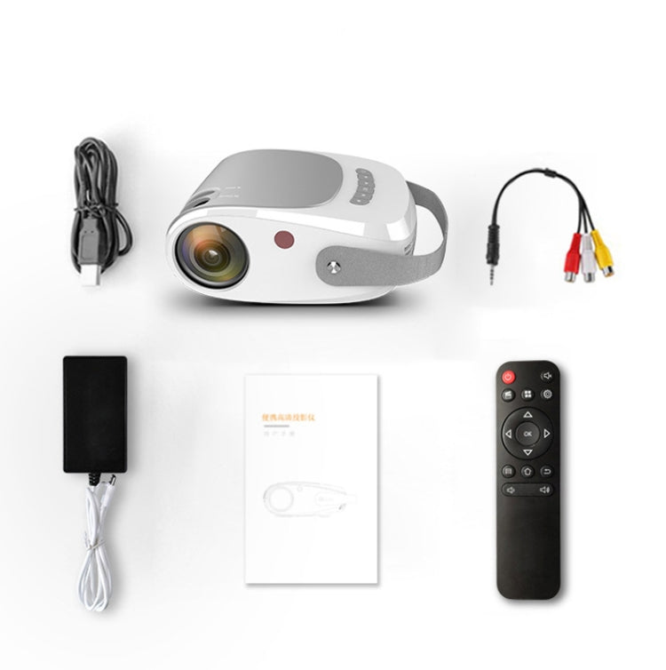 H5 180 ANSI 1280x800 HD Projector With Remote Control, Android 8.0, Support HDMI / USB / TF Card / AV, Version: Smart Version - Consumer Electronics by buy2fix | Online Shopping UK | buy2fix