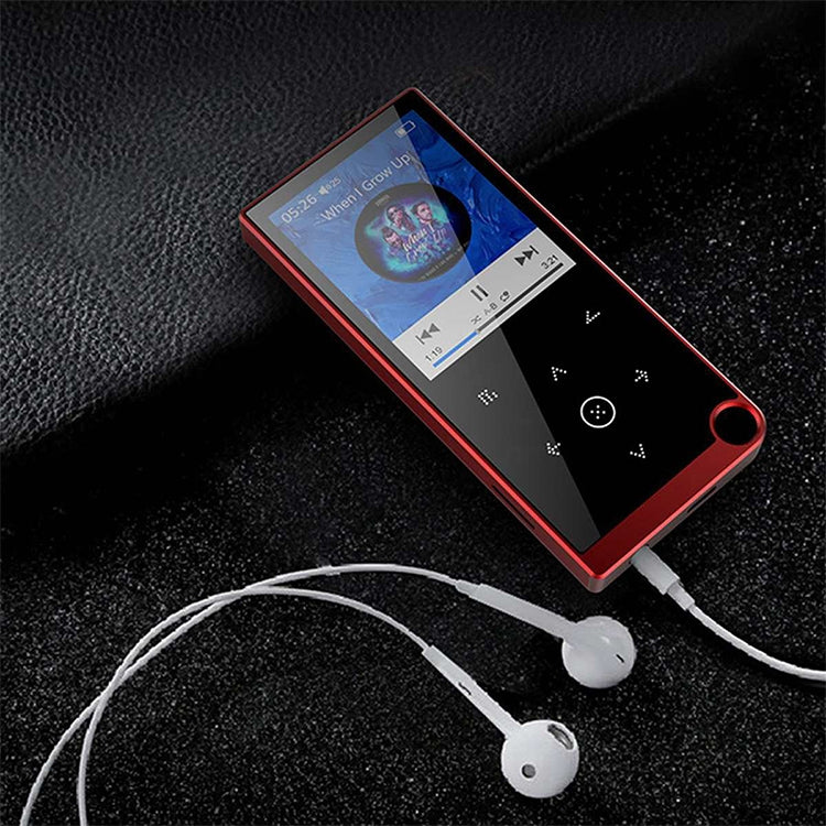 E05 2.4 inch Touch-Button MP4 / MP3 Lossless Music Player, Support E-Book / Alarm Clock / Timer Shutdown, Memory Capacity: 16GB without Bluetooth(Red) - Consumer Electronics by buy2fix | Online Shopping UK | buy2fix
