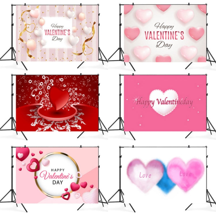 2.1m x 1.5m Valentines Day Photo Party Layout Props Photography Background Cloth(013) - Camera Accessories by buy2fix | Online Shopping UK | buy2fix