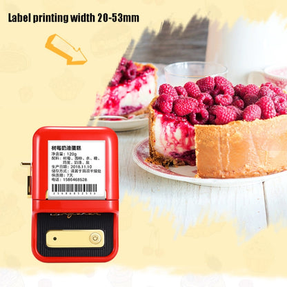 NIIMBOT B21 Small Production Date Marking Machine Baking Cake Bakery Price Labeling Machine, Specification: Standard + 10 Rolls Labels - Printer by NIIMBOT | Online Shopping UK | buy2fix