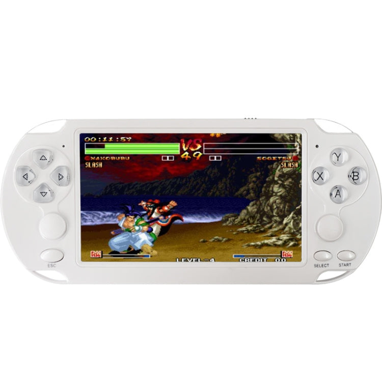 X9 5.1 inch Screen 128-bit Arcade Retro Handheld Game Console with 8G Memory(White) - Pocket Console by buy2fix | Online Shopping UK | buy2fix