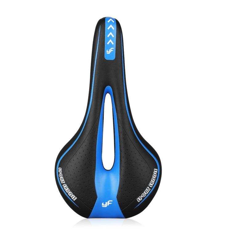 YAFEE YF-1018 Mountain Bike Saddle Bicycle Riding Saddle Bicycle Saddle(Black Blue) - Outdoor & Sports by YAFEE | Online Shopping UK | buy2fix