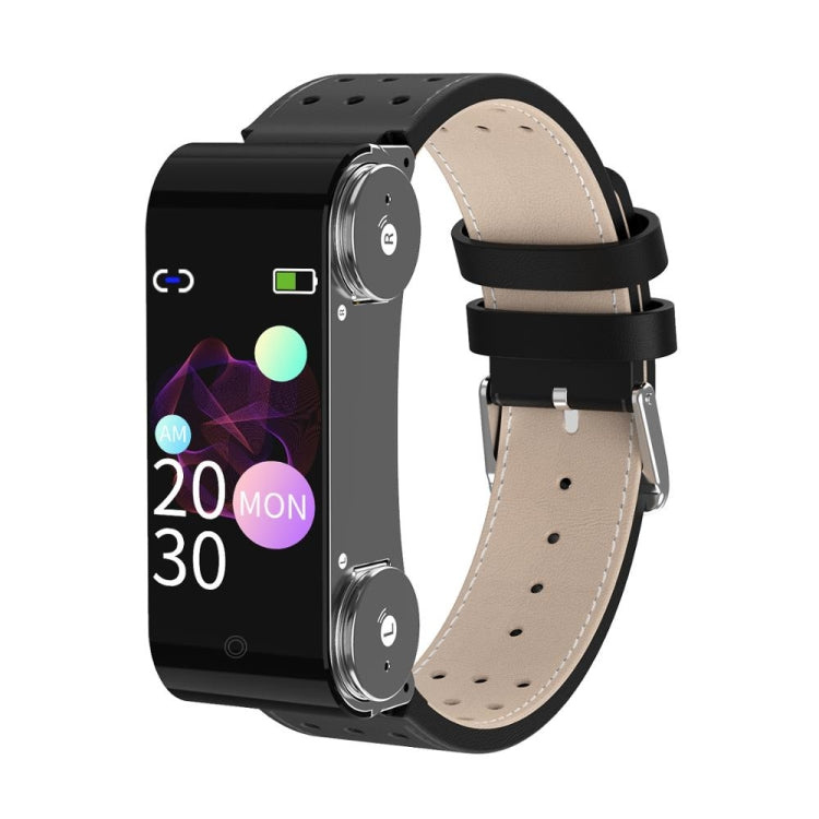 L890 1.14 inch TFT Color Screen Sports Bracelet with Bluetooth Headset, Support Call Reminder/Heart Rate Measurement/Blood Pressure Monitoring/Body Temperature Measurement(Black) - Smart Wear by buy2fix | Online Shopping UK | buy2fix