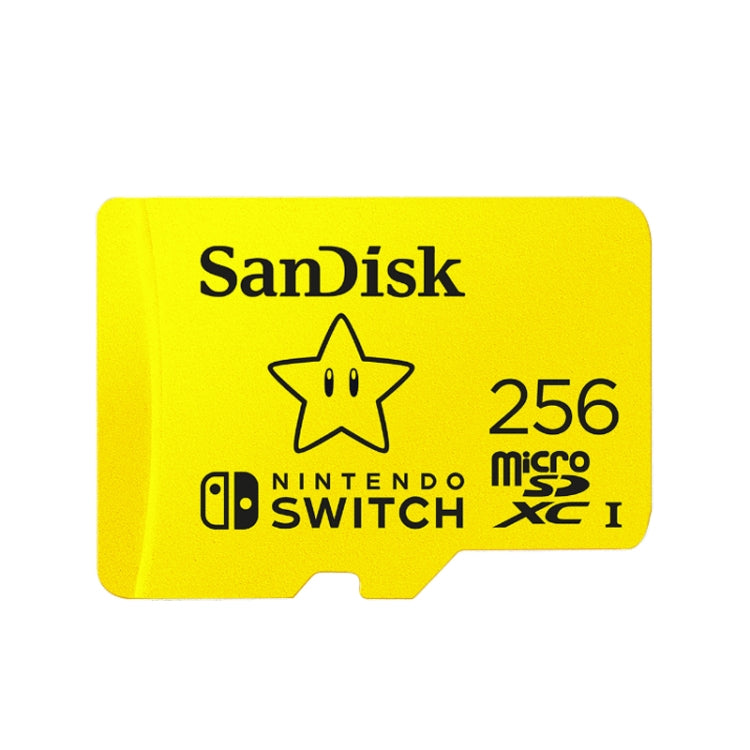 SanDisk SDSQXAO TF Card Micro SD Memory Card for Nintendo Switch Game Console, Capacity: 256GB Gold - Micro SD Card by SanDisk | Online Shopping UK | buy2fix