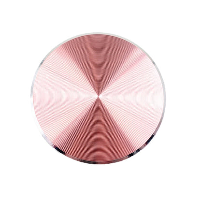 10 PCS CD Texture Aluminum Alloy Magnetic Sheet Magnetic Patch Set For Car Phone Holder, With Alcohol Cotton Sheet And Protective Film(Rose Gold) - Hand-Sticking Bracket by buy2fix | Online Shopping UK | buy2fix