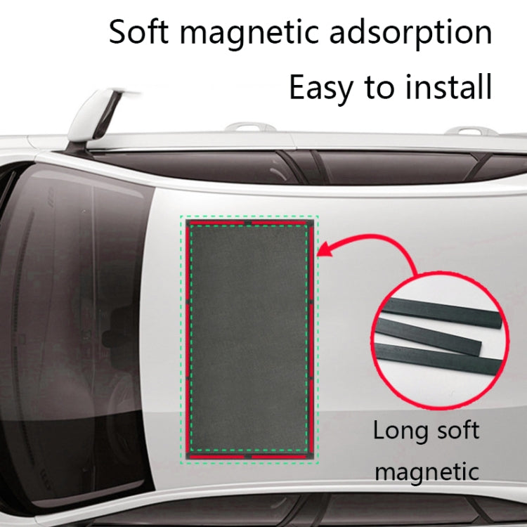 N913 Nylon Mesh Screens For Insect-Proof Dust-Proof Ventilated And Breathable Car Sunroof Magnetic Sun Shade, Size: 95x55cm - Window Foils & Solar Protection by buy2fix | Online Shopping UK | buy2fix