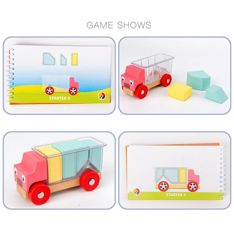 Puzzle Children Toy Gifts Interactive Children Early Education Puzzle Building Blocks, Style: Truck Loading - Building Blocks by buy2fix | Online Shopping UK | buy2fix