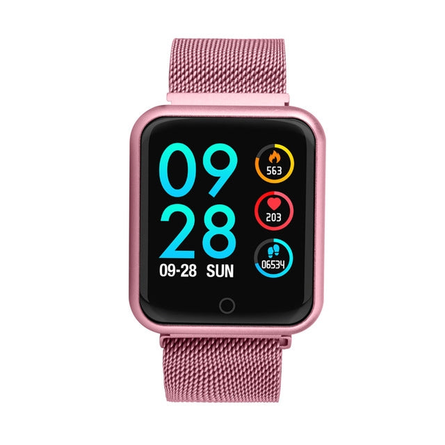 P68 Smart Watches Heart Rate Monitor Blood Pressure Activity Tracker - Smart Wear by buy2fix | Online Shopping UK | buy2fix