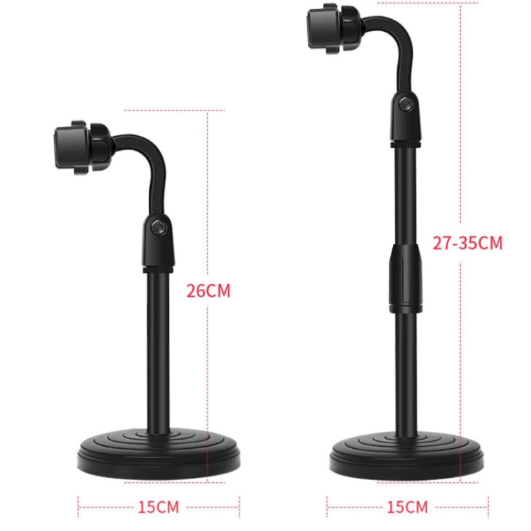 4 PCS Desktop Stand Mobile Phone Tablet Live Broadcast Stand Telescopic Disc Stand, Colour: White - Stand by buy2fix | Online Shopping UK | buy2fix